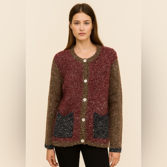 Celina Yang Designs Sweaters - Celina Yang Designs Cardigan Speckled Fleck MultiColored